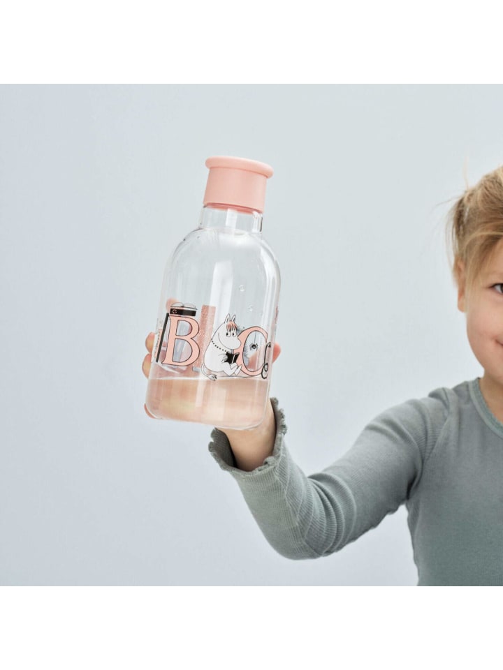 RIG-TIG Trinkflasche Moomin ABC in Rosa | Transparent günstig kaufen onesize