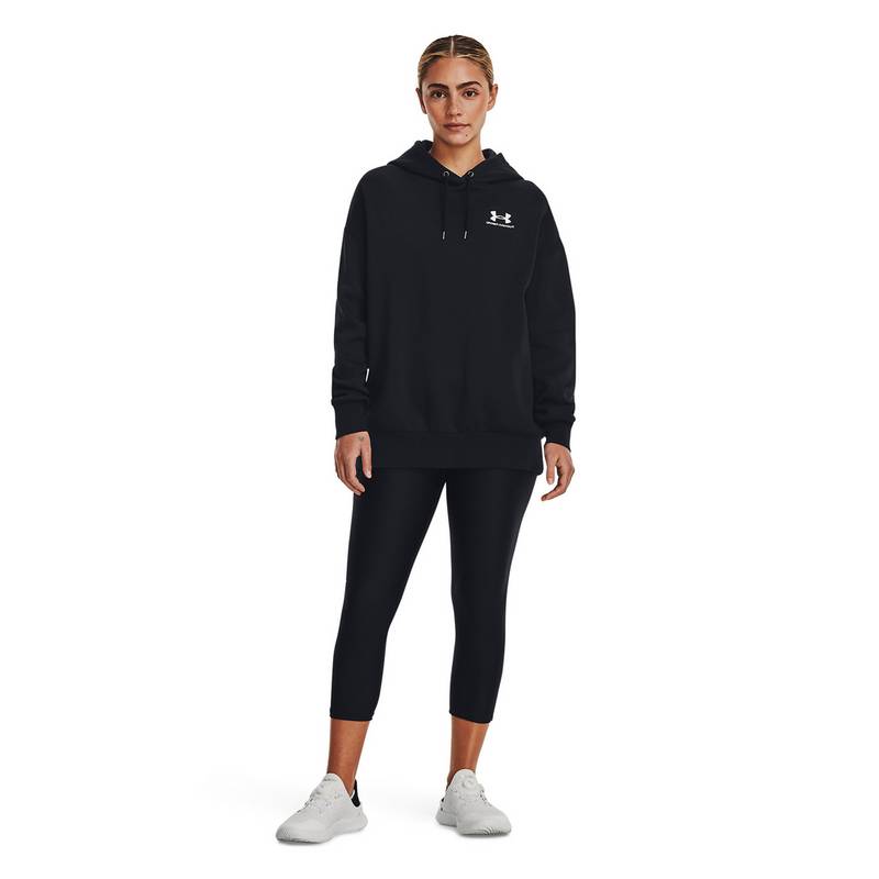 Under Armour Essential Fleece mit Oversized Schnitt Fleecehoodie Damen