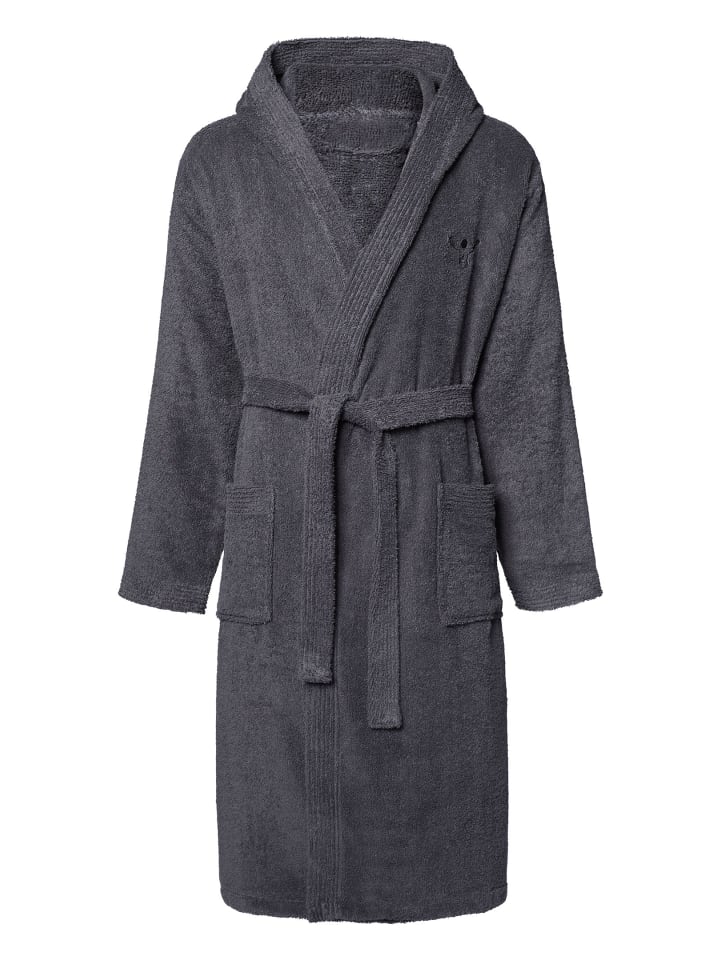 Chiemsee Bademantel Bathrobe Unisex in grau günstig kaufen