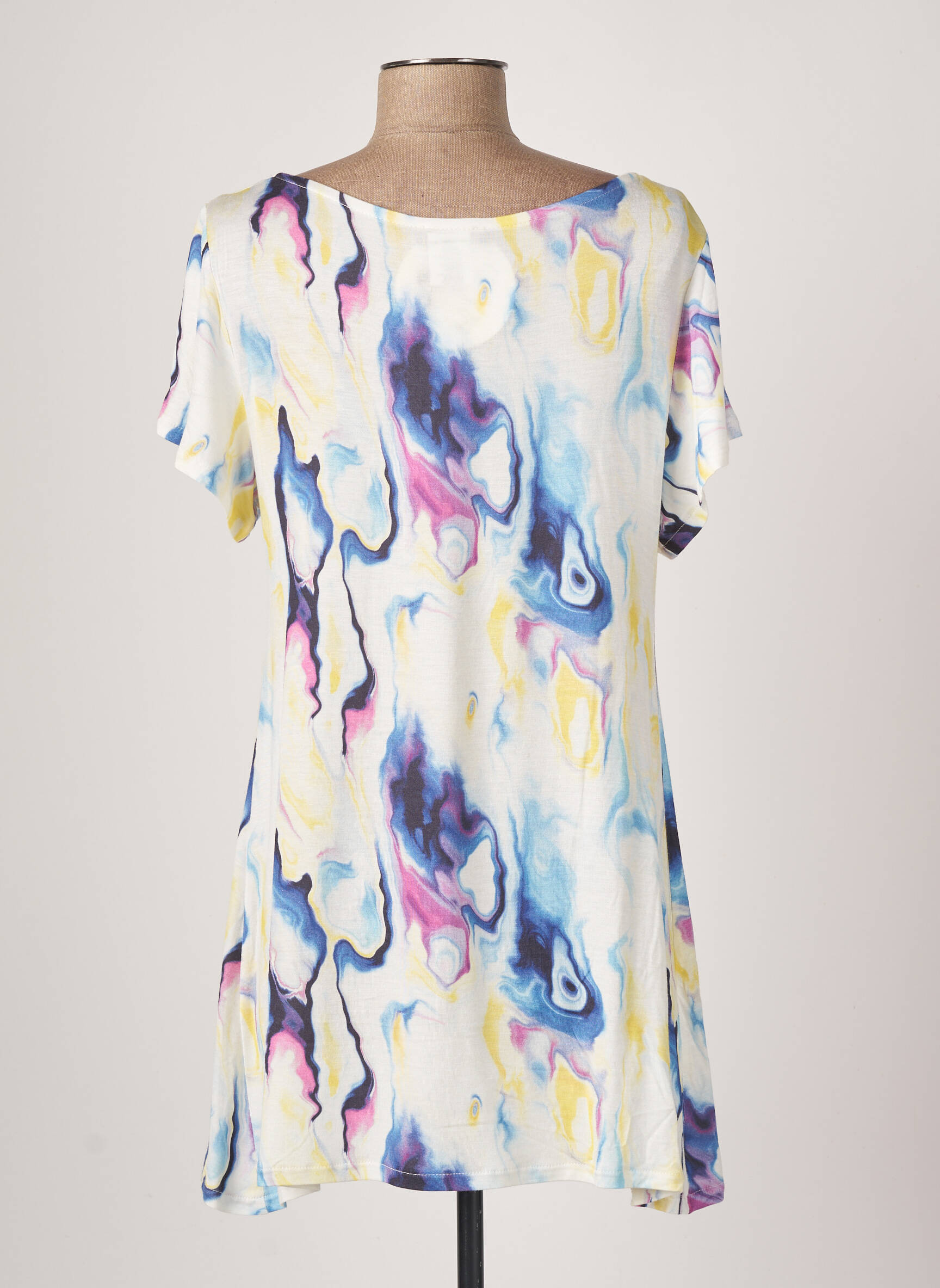 An Ii Vito Tuniquemanchecourte Femme couleur bleu