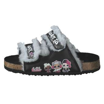 L.O.L Pantolette in schwarz