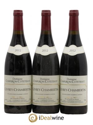 Gevrey-Chambertin Confuron-Cotetidot  2012 - Lot de 3 Bouteilles