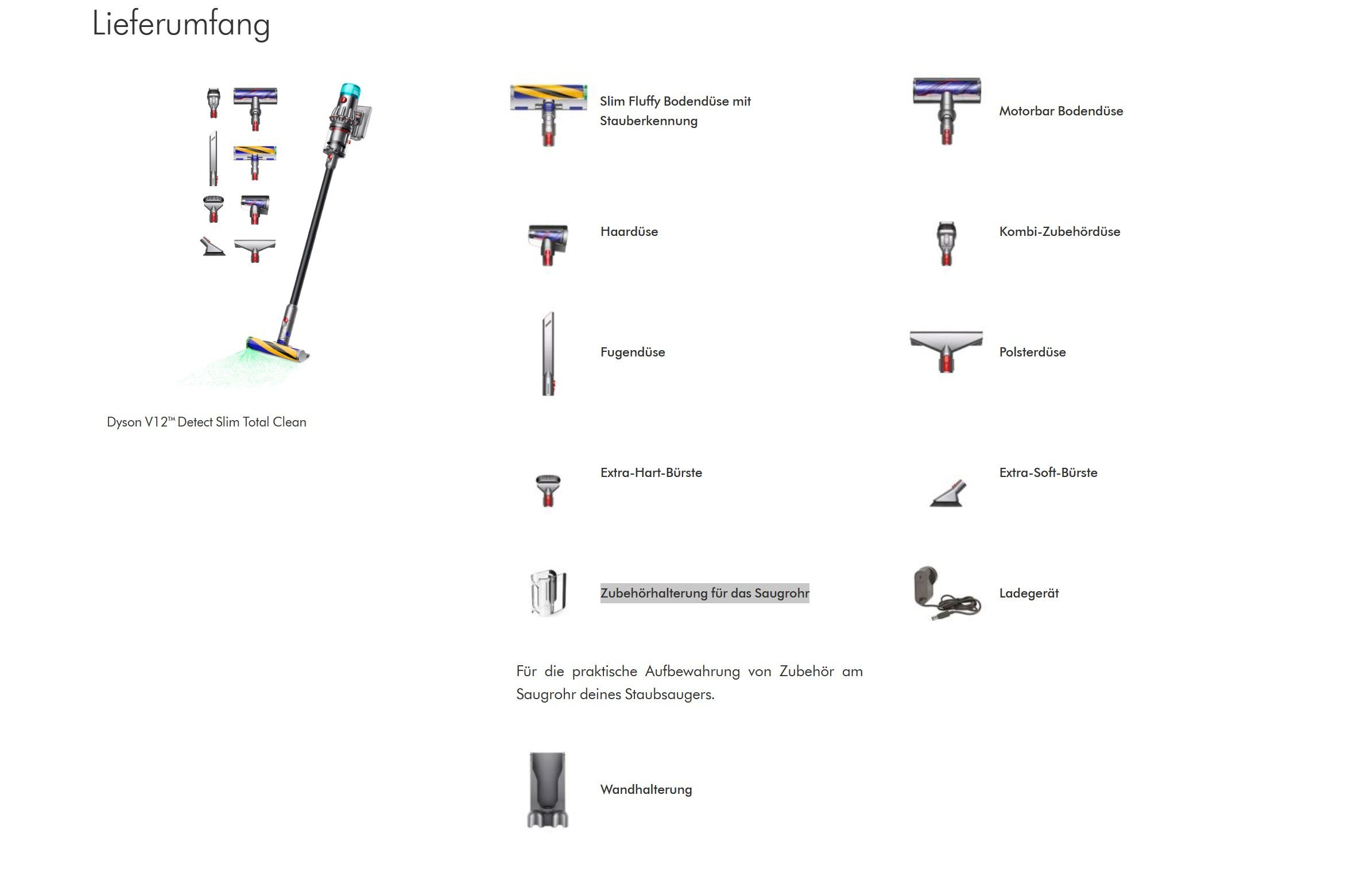 DYSON Bodenstaubsauger V12 Detect Slim Total Staubsauger Kabellos Akkusauger Handstaubsauger, Beutellos, Akkusauger Kabelloser Akkuhandstaubsauger Handstaubsauger Beutellos