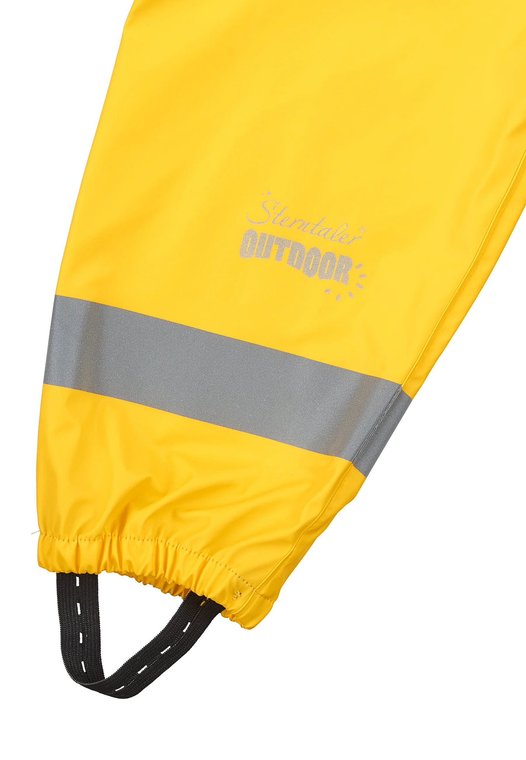 Regenträgerhose ungefüttert mit Reflektoren, uni