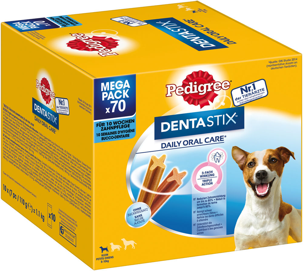 Pedigree Snacks Pedigree Zahnpflege Dentastix Daily Oral Care Multipack Mini, 5-10kg, 70x