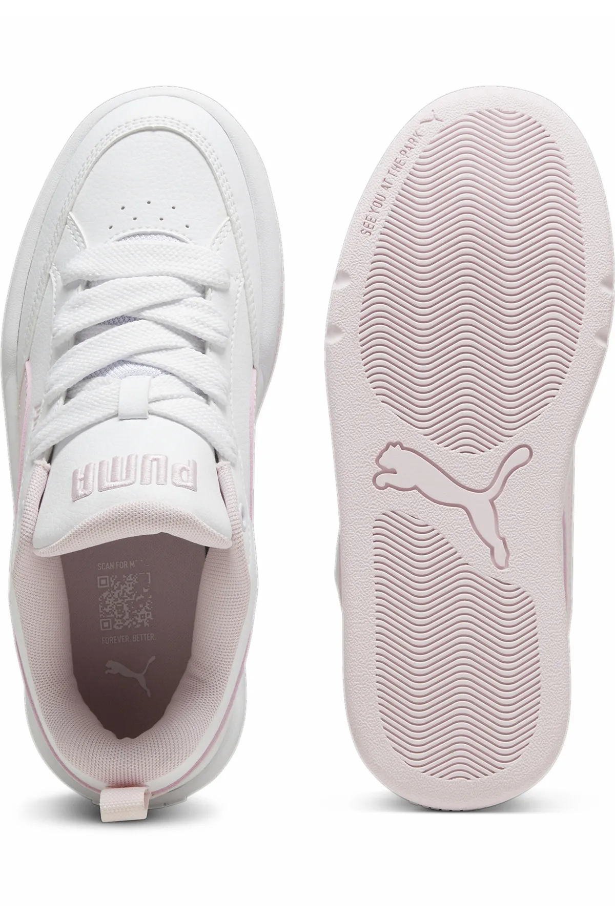 Puma  Sneaker - Weiß - Flacher Absatz