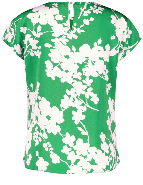 Kurzarmbluse mit Floralprint