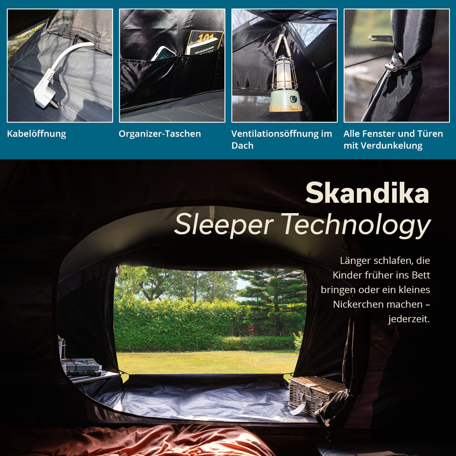 Skandika Dale 4 Sleeper Kuppelzelt