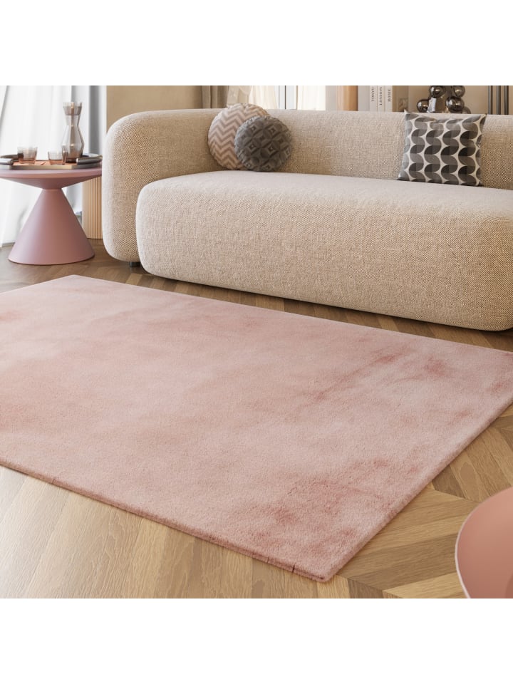 ESPRIT Hochflorteppich Alice in rosa günstig kaufen