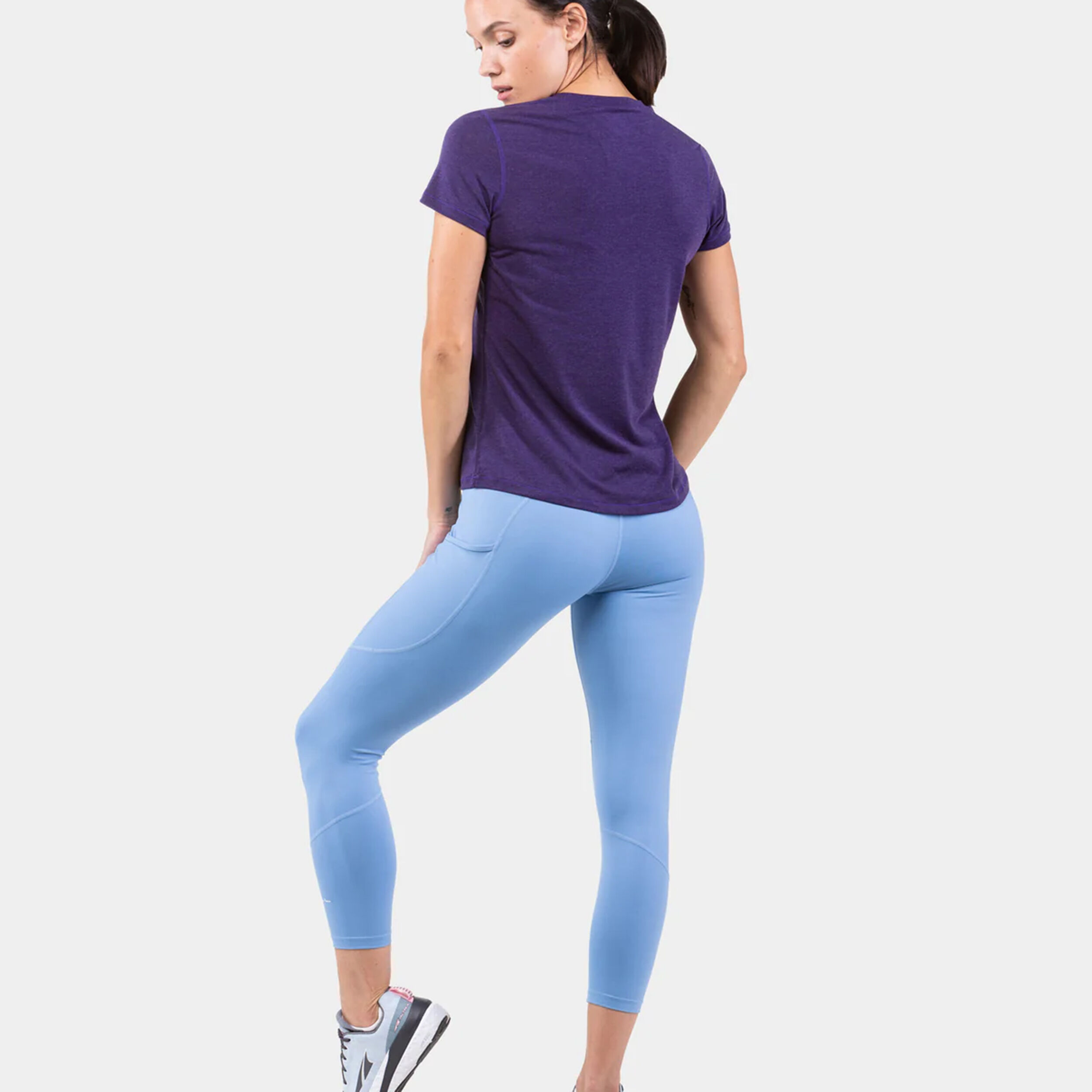 Tech Crop Tight Damen - Hellblau