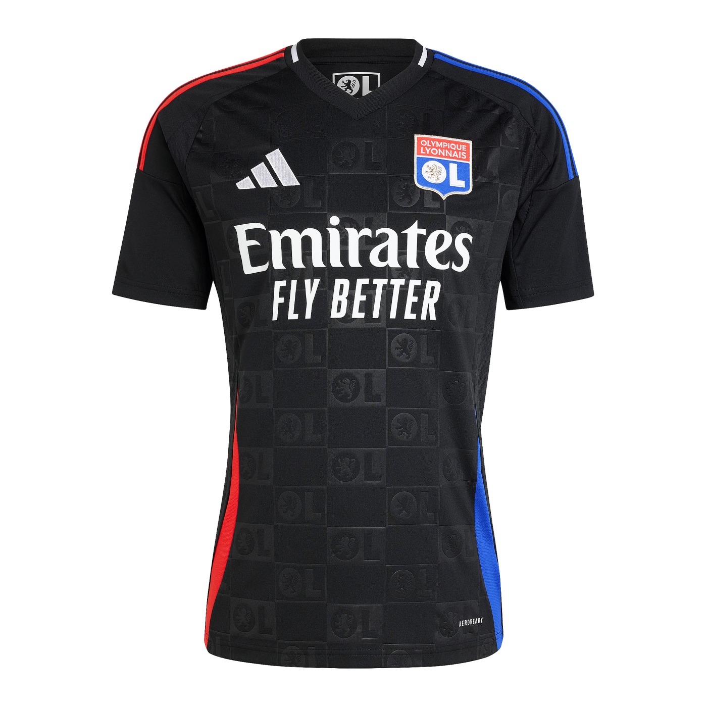 adidas Olympique Lyon Trikot Away 2024/2025 Schwarz