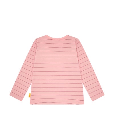 T-Shirt langarm, rosa für Mädchen