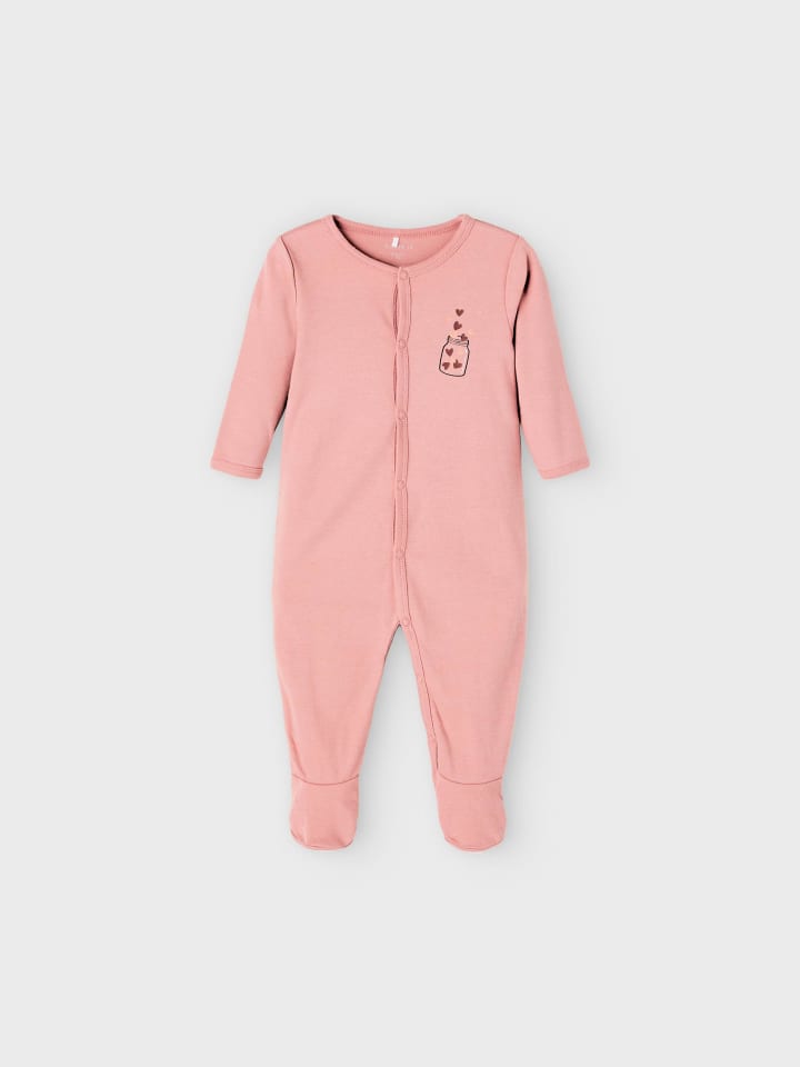 name it Mädchen Schlafanzug im 3er-Pack mit Knöpfen in Rosa günstig kaufen 92