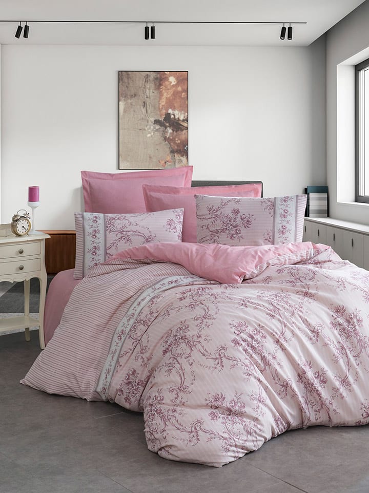 Elizabed Bettwäsche-Set ''Roza'' in Rosa günstig kaufen