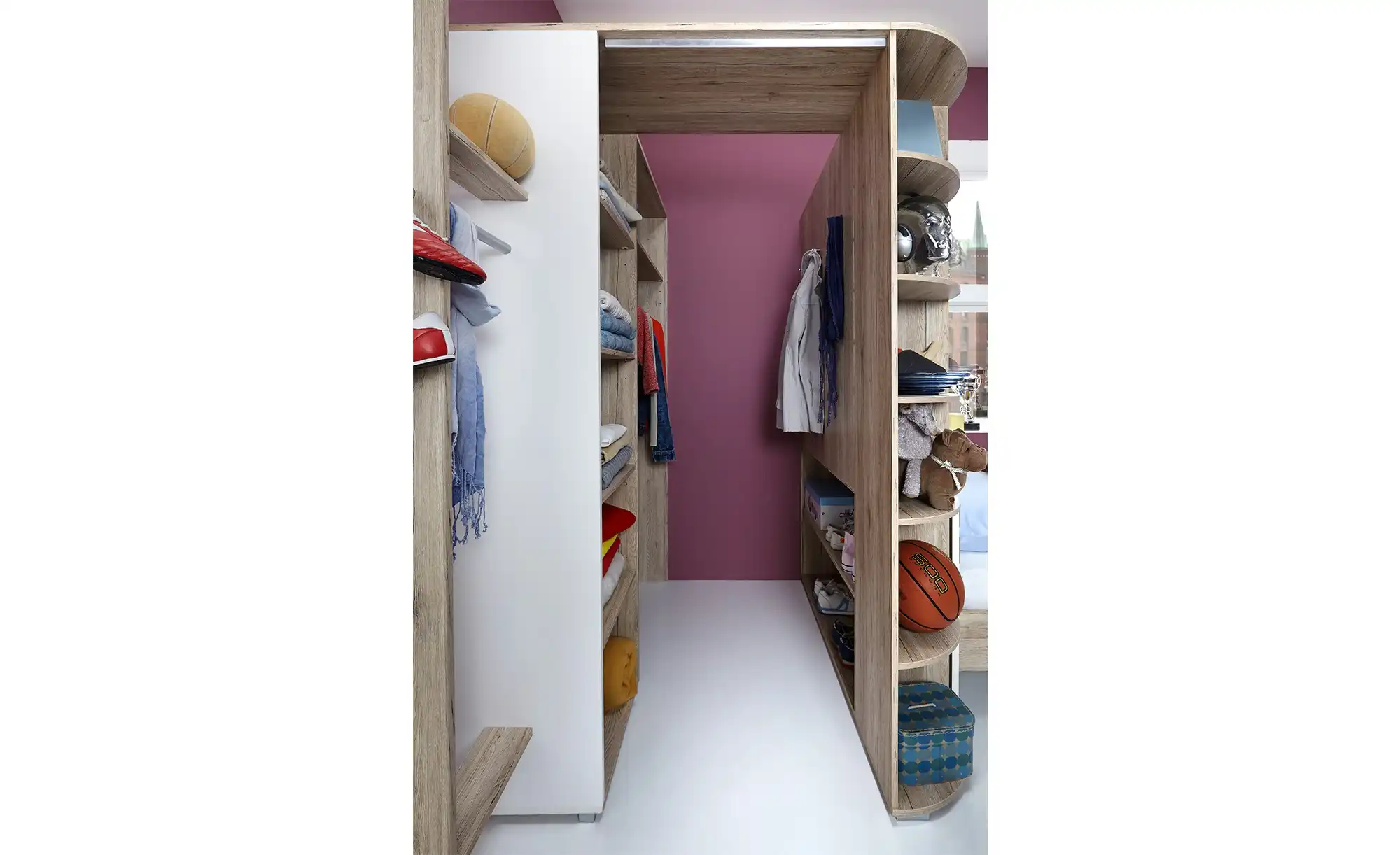 Eckschrank mit Falttüren