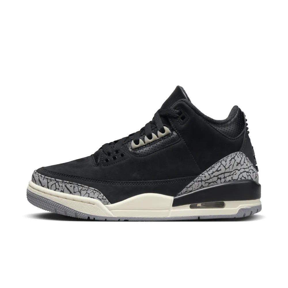 NIKE JORDAN 3 WMNS Off Noir CK9246-001 / schwarz