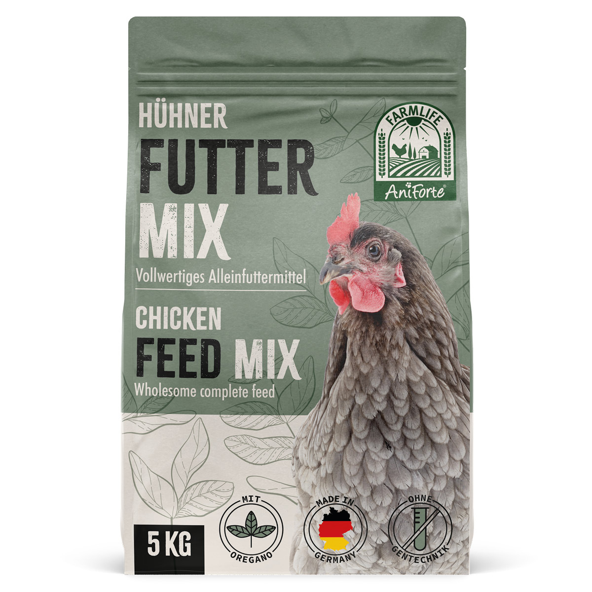 Aniforte Futter & Heu Aniforte FarmLife Hühner Futter Mix mit Oregano 5 kg