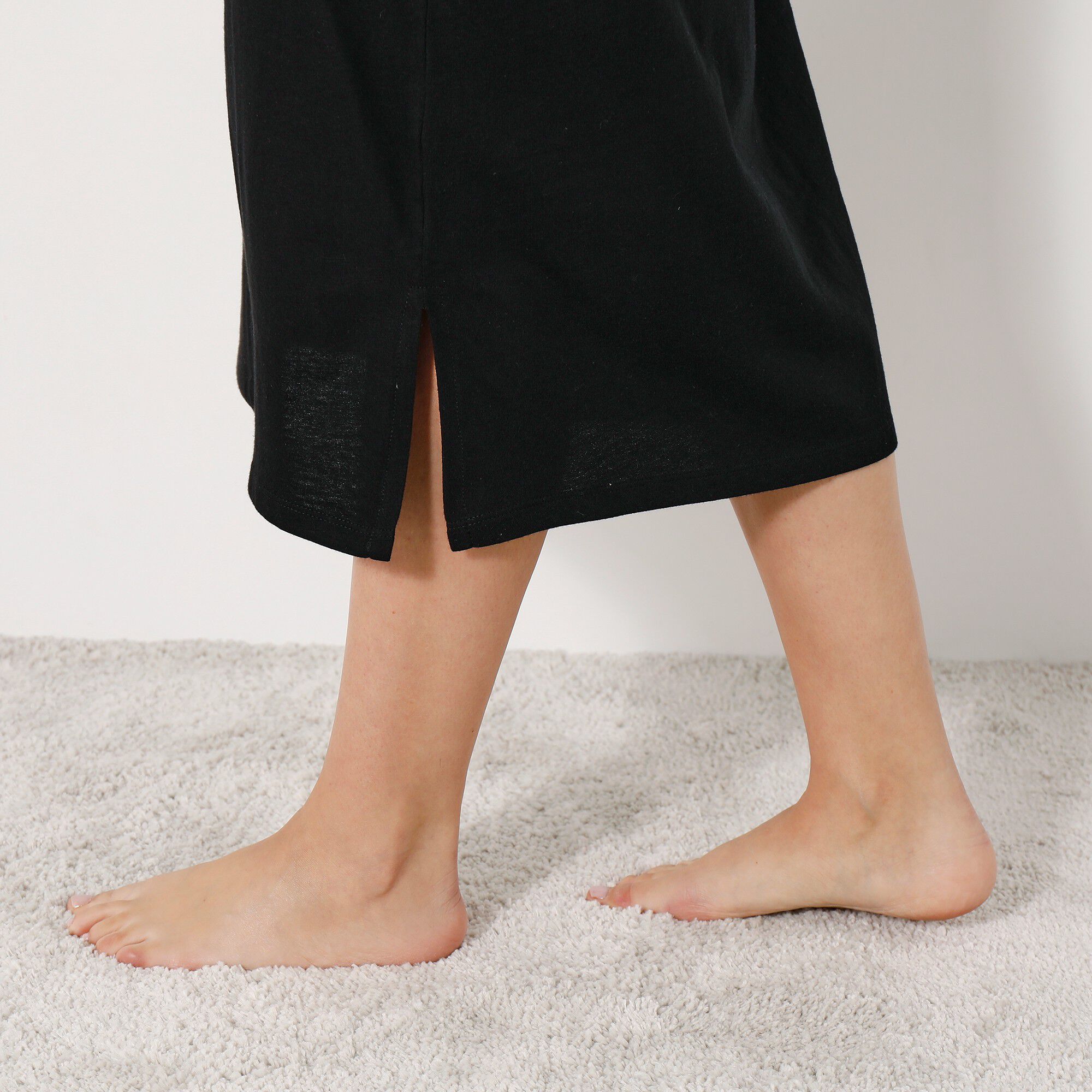 Chemise de nuit longue manches courtes motif «galaxie»