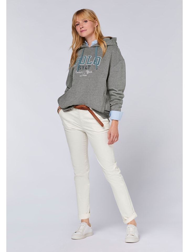 Polo Sylt Hoodie in Grau günstig kaufen