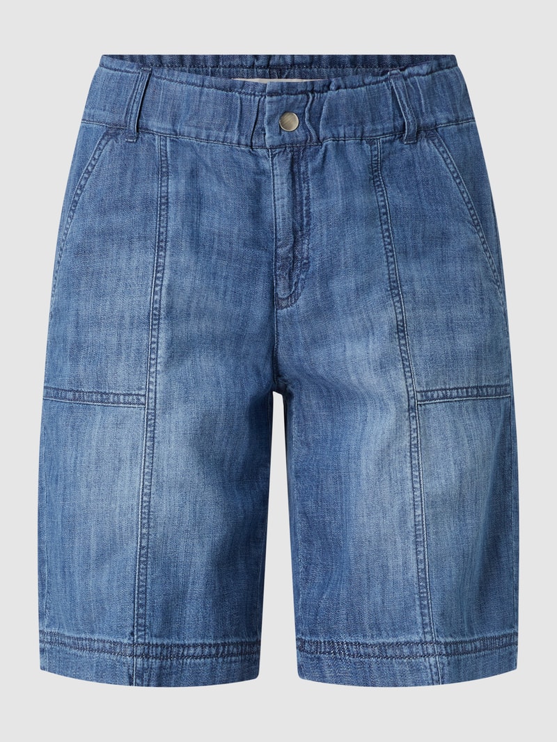 Jeansshorts aus Baumwolle Modell 'Maine' in hellblau