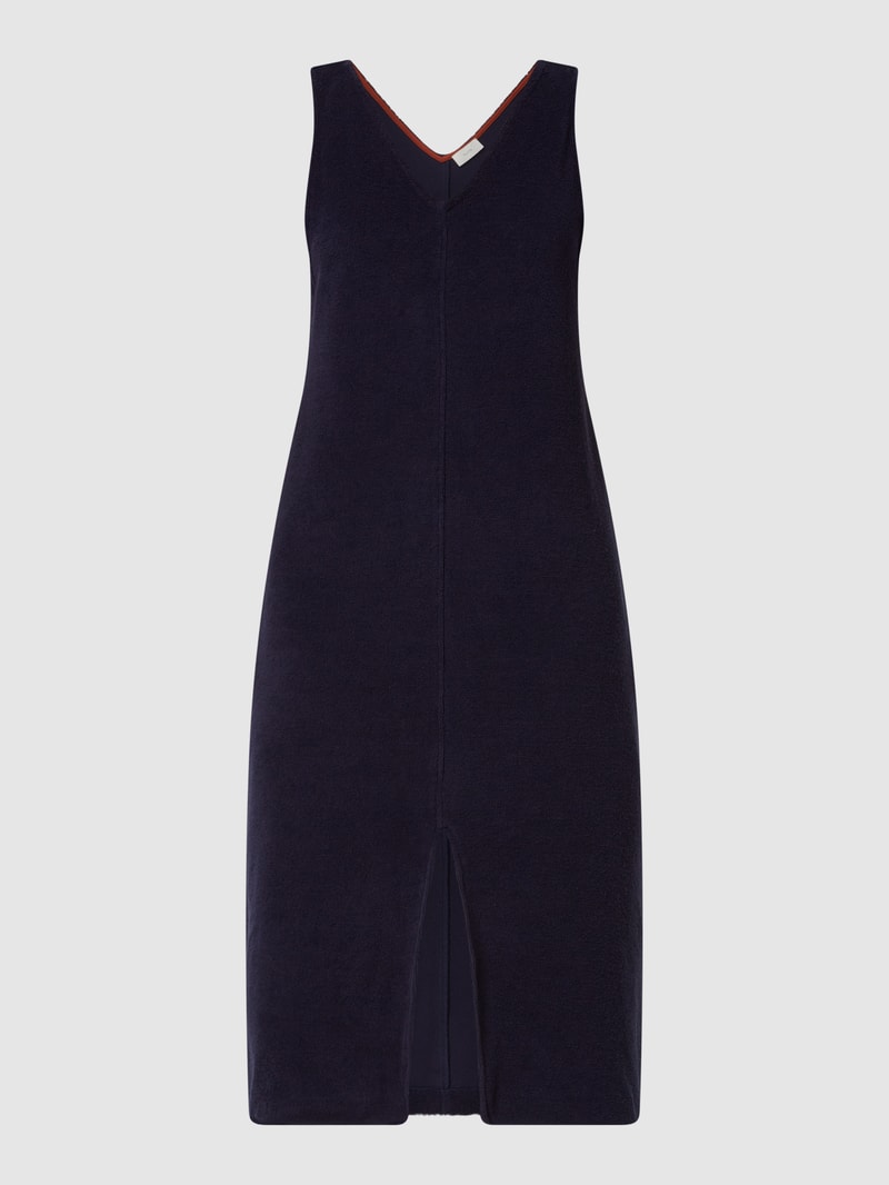 Kleid aus Frottee Modell 'Daizy' in marineblau