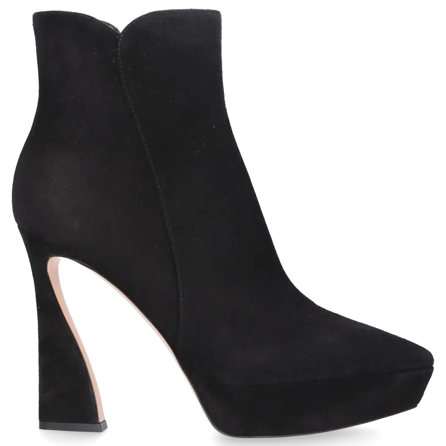 Gianvito Rossi - Stiefeletten VERTIGO 85 Veloursleder - schwarz
