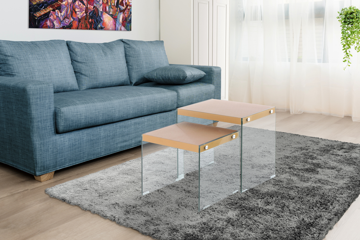 Kayoom Beistelltisch 2er-Set Elementary 225 Gold