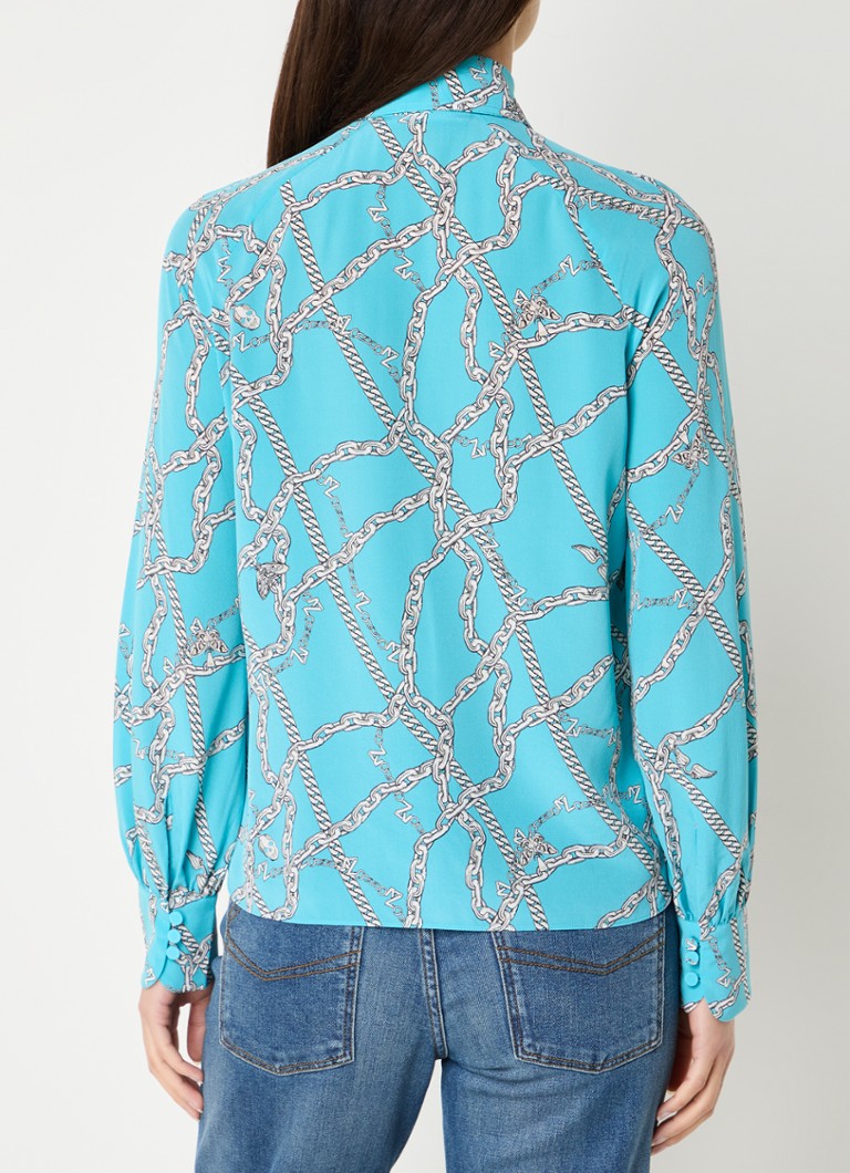 Zadig&Voltaire printed silk tuile tunic