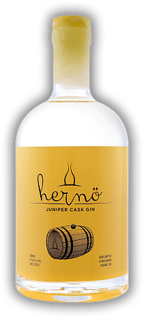 Hernö Juniper Cask Gin 47% Hernö Juniper Cask Gin 47% Gin der in kleinen Fässern aus Wacholder-Holz reifte. 0,5	 Liter - Vol 47%
