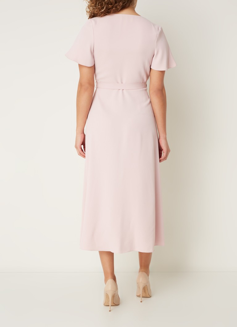 Rochie midi Phase Eight Julissa, model înfășurat, cu volane