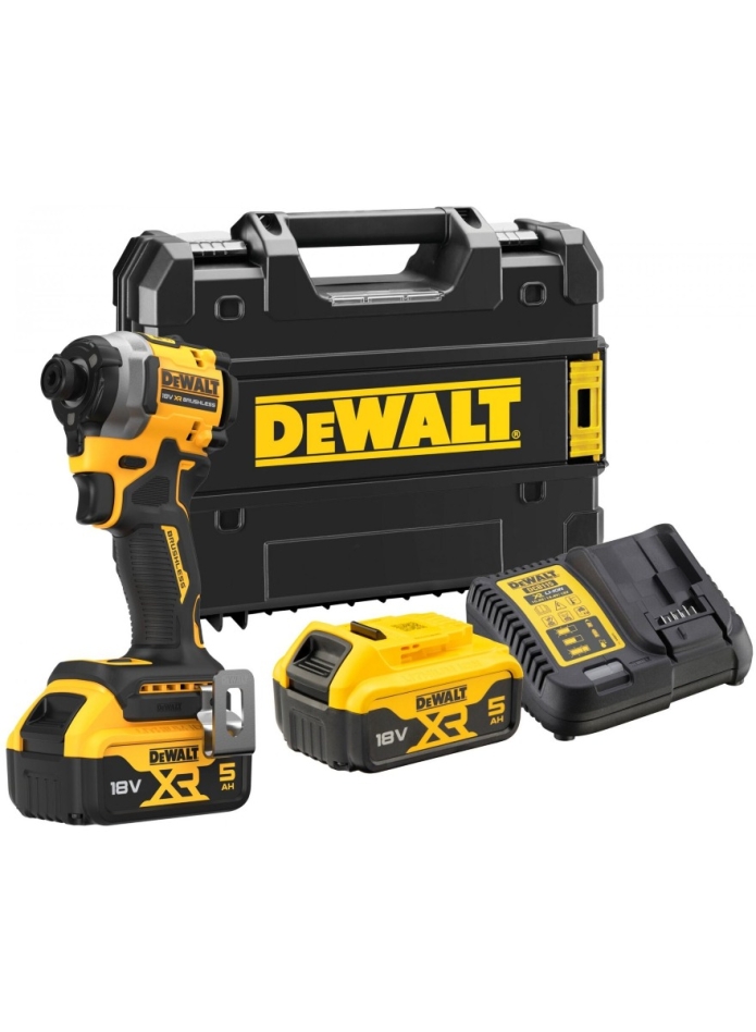 Șurubelniță cu impact DeWalt DCF850P2T-QW 18V XR 5.0Ah Li-ion în geantă Tstak