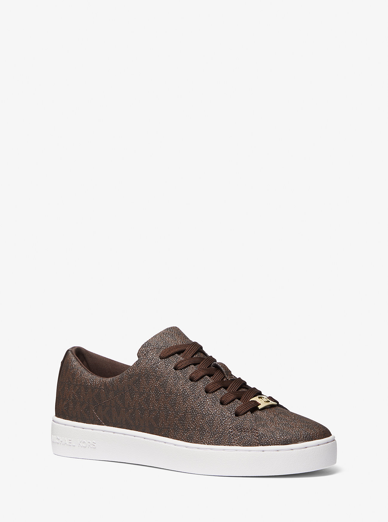 Keaton Signature Logo Sneaker - BROWN