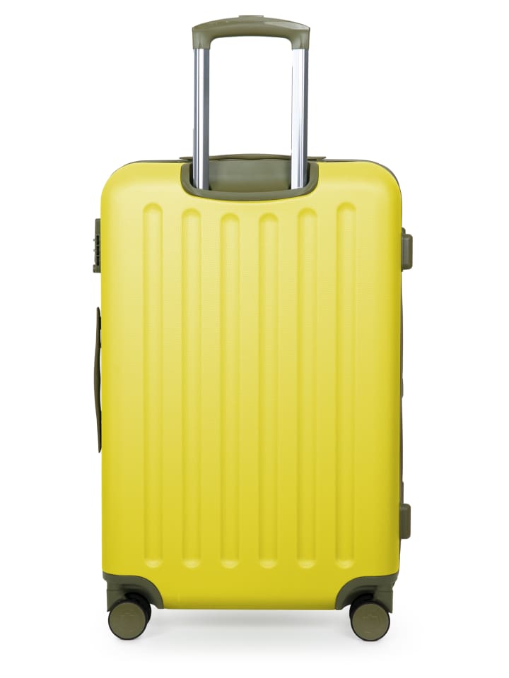 Hauptstadtkoffer Spree - Mittelgroßer Koffer Hartschale Trolley 65 cm, TSA, 74 L in Lemon günstig kaufen M