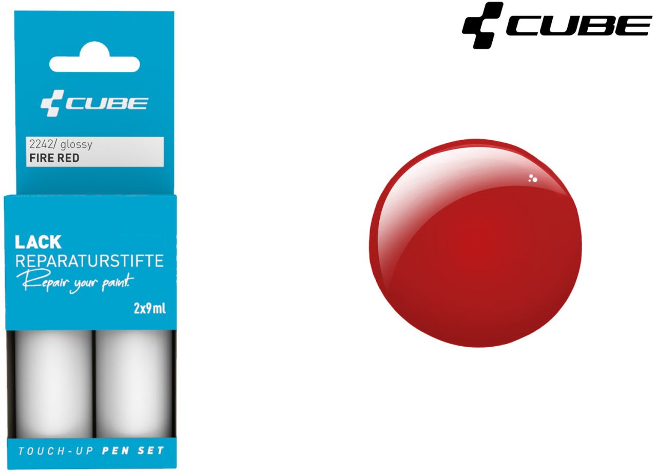 Cube Lackreparaturstift Set FIRE RED kaufen | Bike-Discount