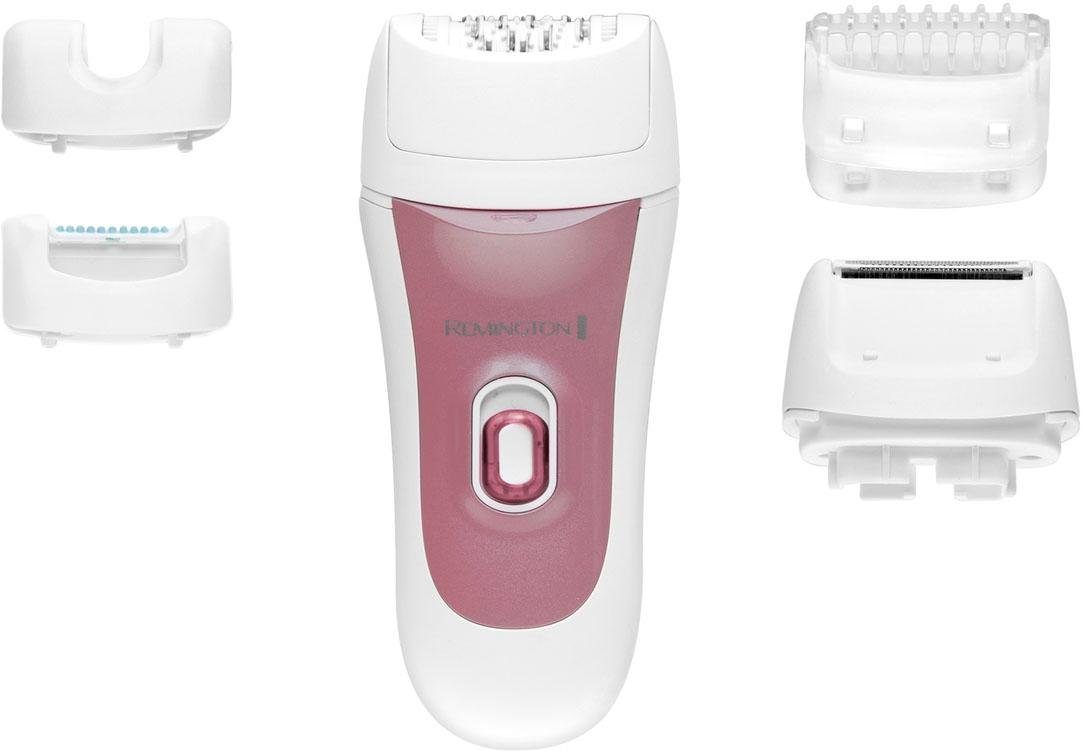 Remington Epilierer EP7500 E51 EP5 5-in-1 Epilator, Aufsätze: 5 St., für Achseln, Gesicht, Intimbereich für Damen