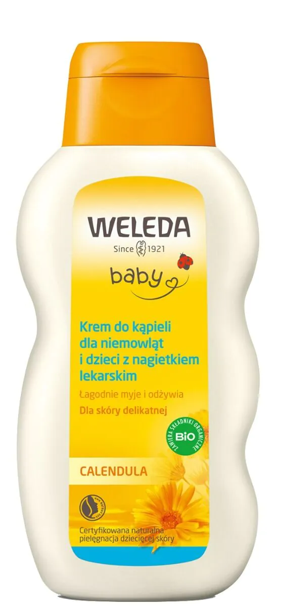 Веледа крема за купање за бебе и децу са календулом