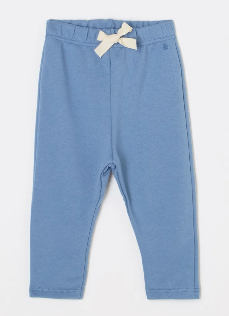Pantaloni de trening conici Petit Bateau cu logo