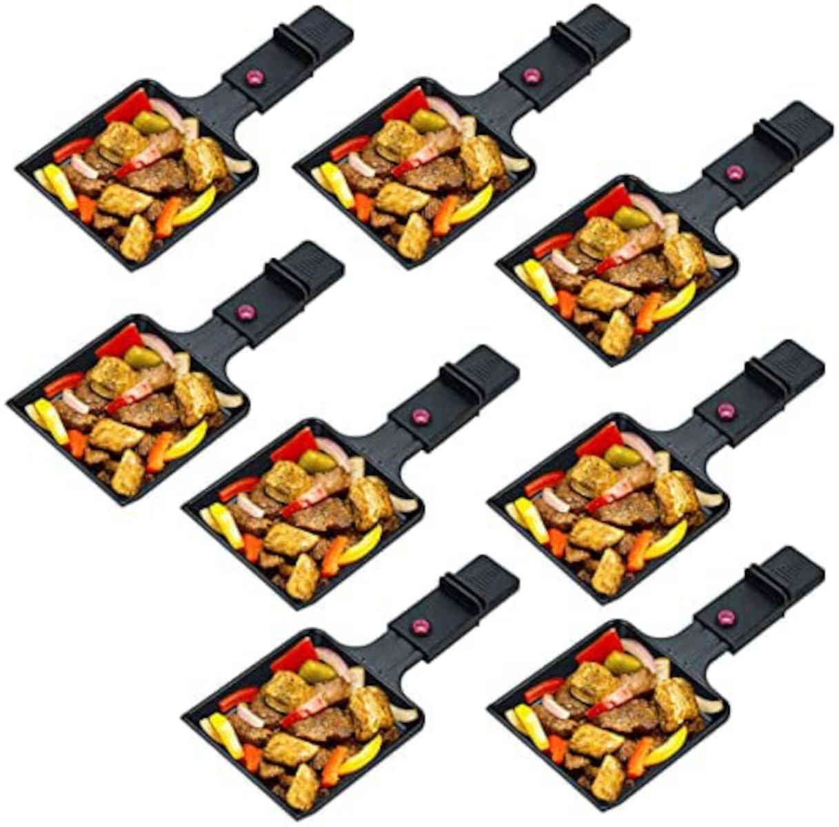 MELISSA Raclette 16300026 Raclette-Grill für 8 Personen, 1200 W