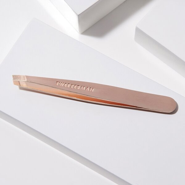 Tweezerman Slant Tweezer - Schräge Pinzette, Champagne Pinzette
