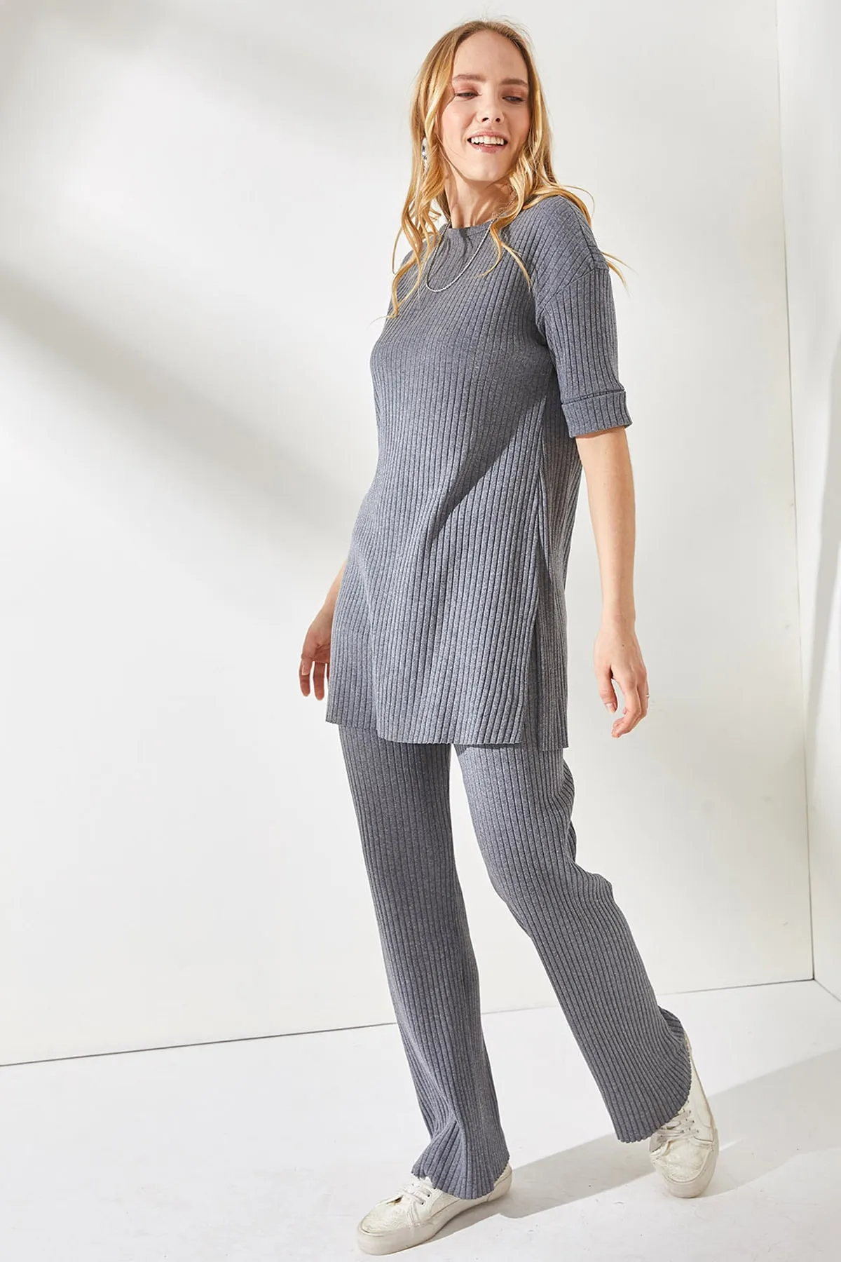 Olalook  Zweiteiler - Grau - Regular Fit