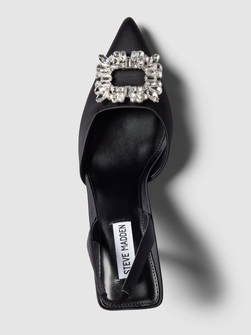 Pumps mit Ziersteinbesatz Modell 'NEALA' in black