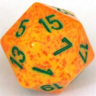 Speckled Lotus 34mm d20 Dice