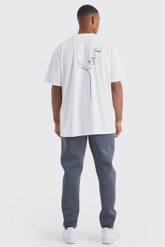 Oversize T-Shirt mit Print