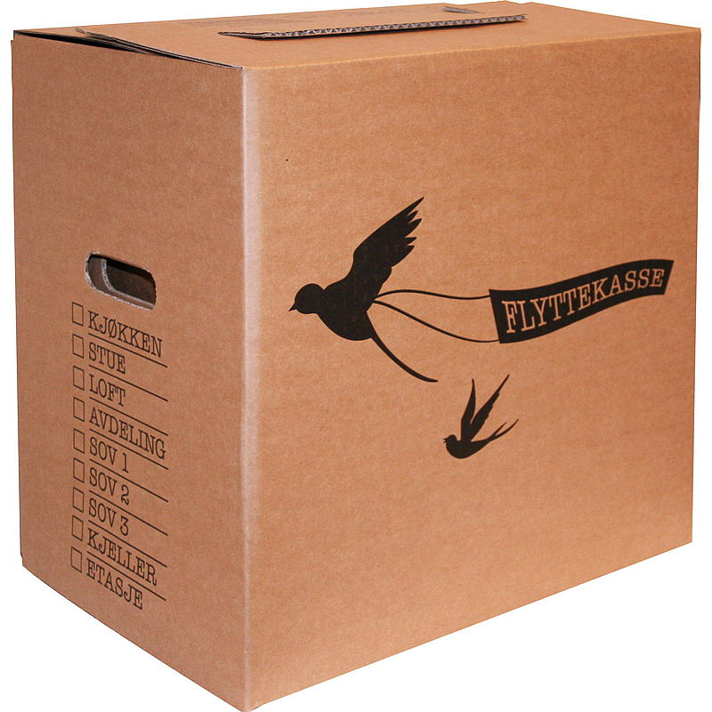 Flyttekasse 37x27x38 cm
