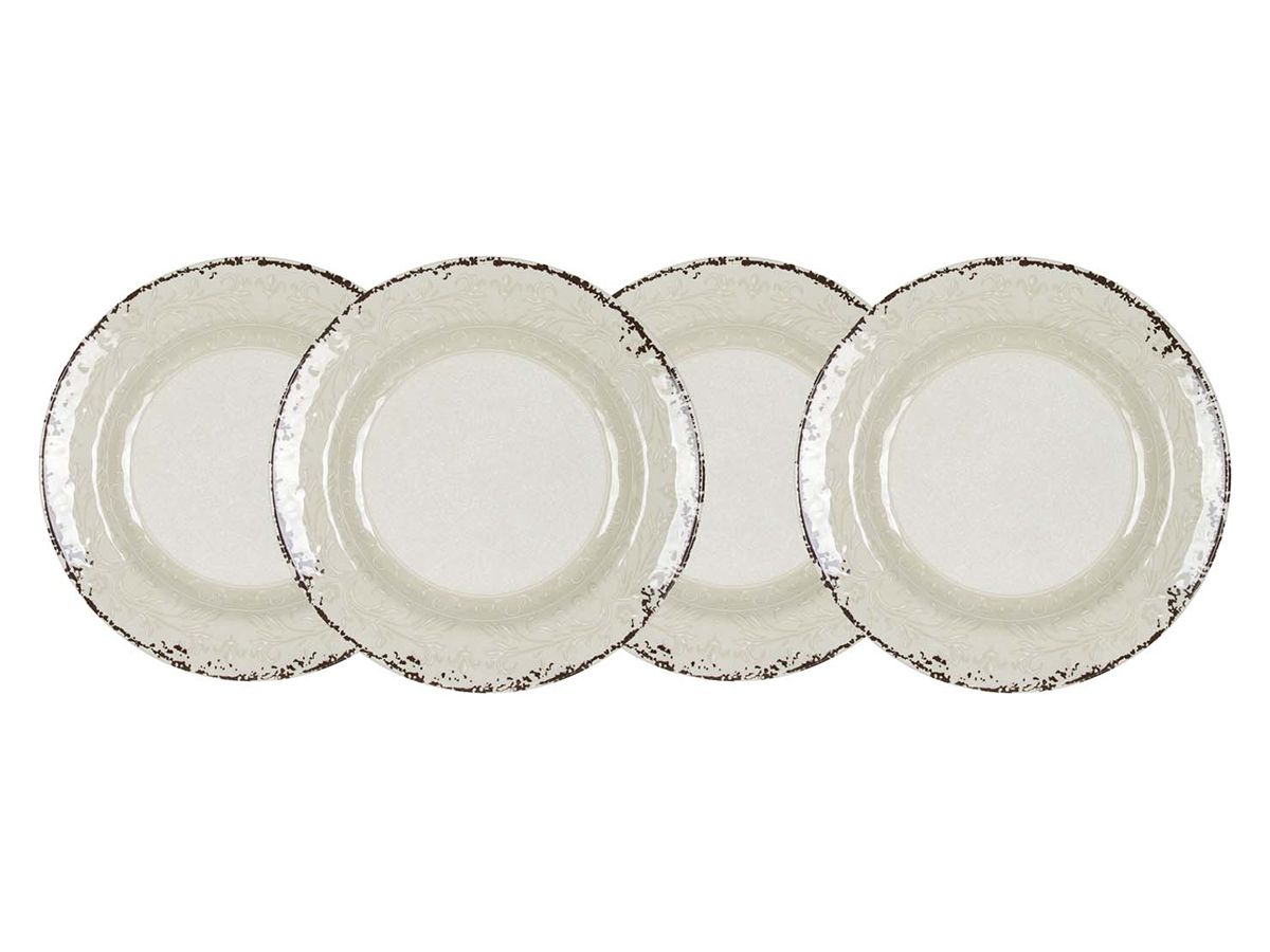 Gimex Stone Line Set mit 4 tiefen Tellern