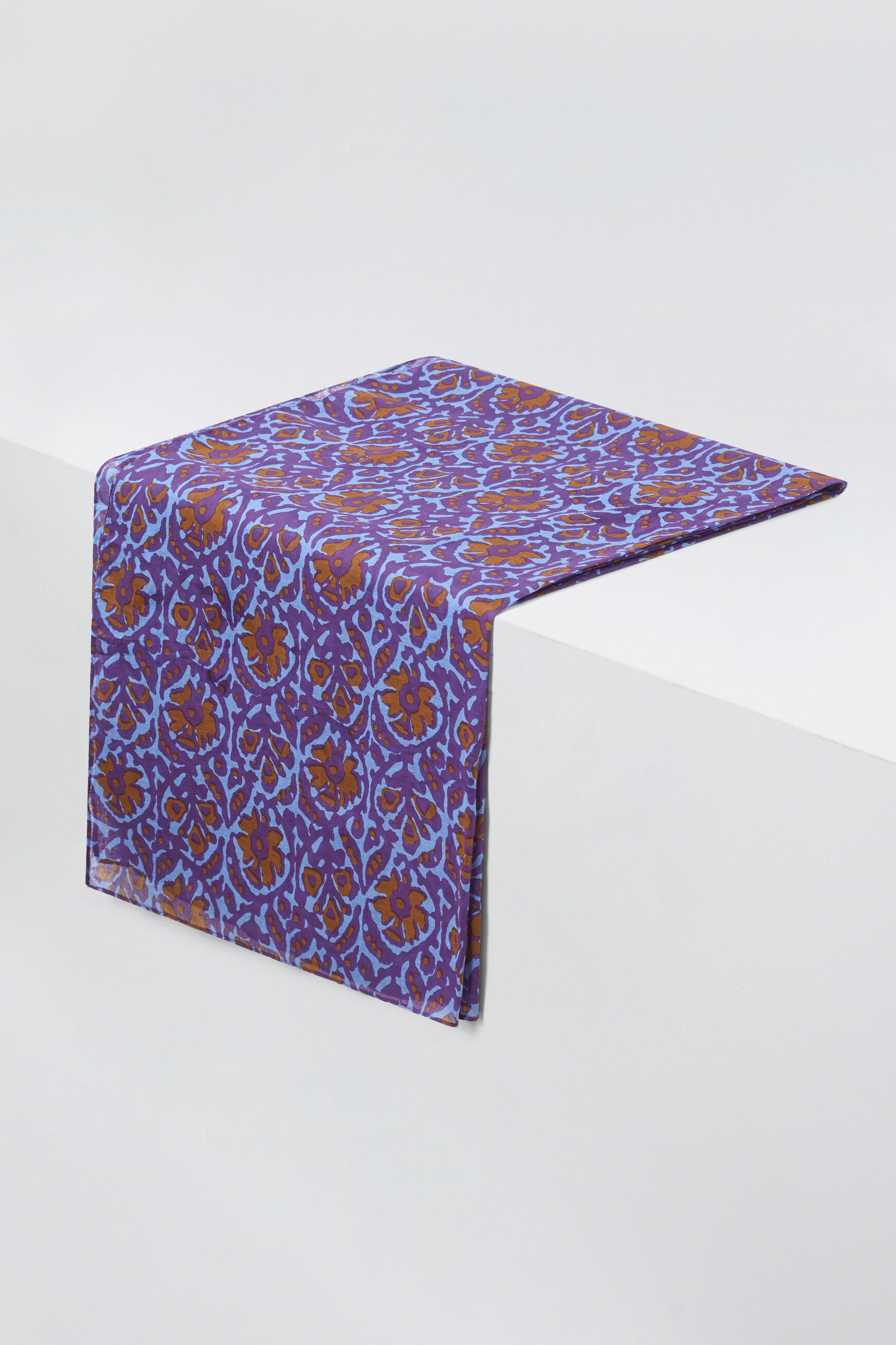 foulard penelope bleu marine femme