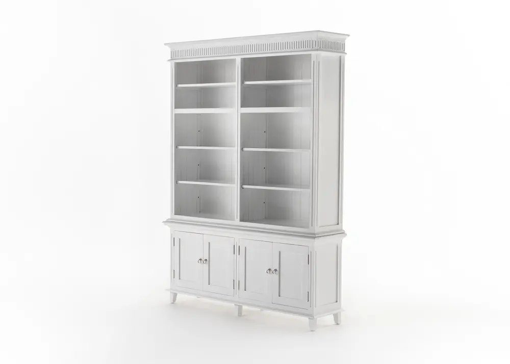 Novasolo Küchenbuffet Skansen Verstellbare Regale, Double-Bay Hutch Kabinett