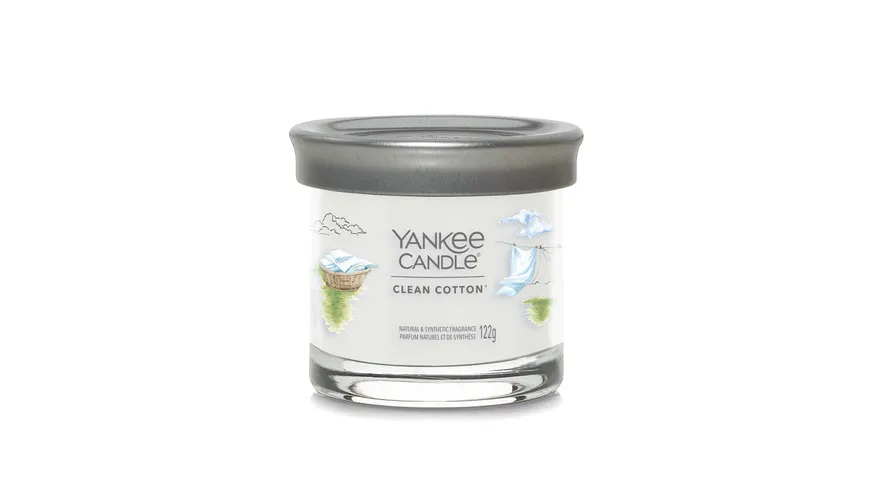 Yankee Candle Duftkerze Signature Small Tumbler Clean Cotton Clean Cotton
