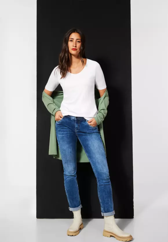 Street One T-Shirt in Unifarbe