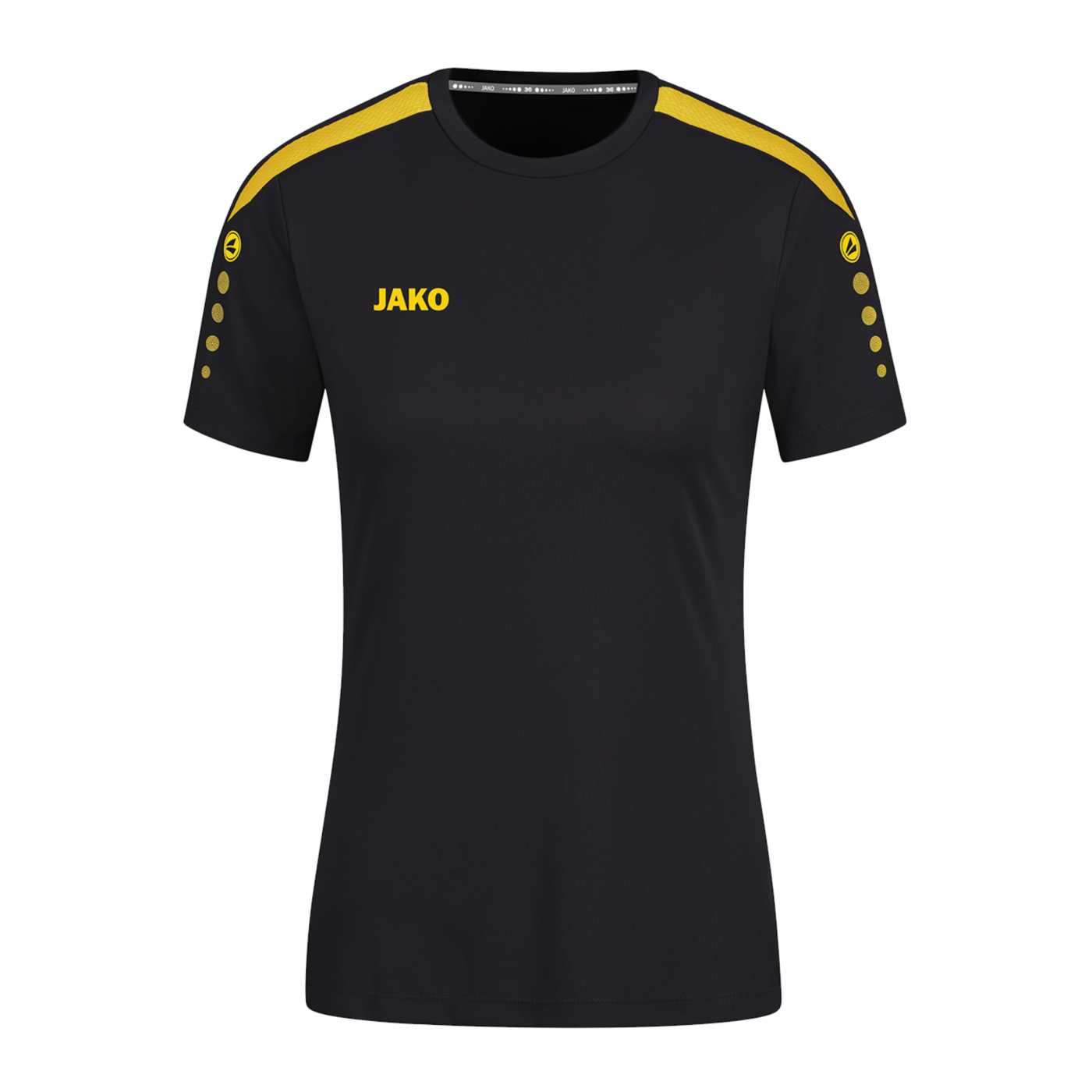 JAKO Power Trikot Damen Schwarz Gelb F803